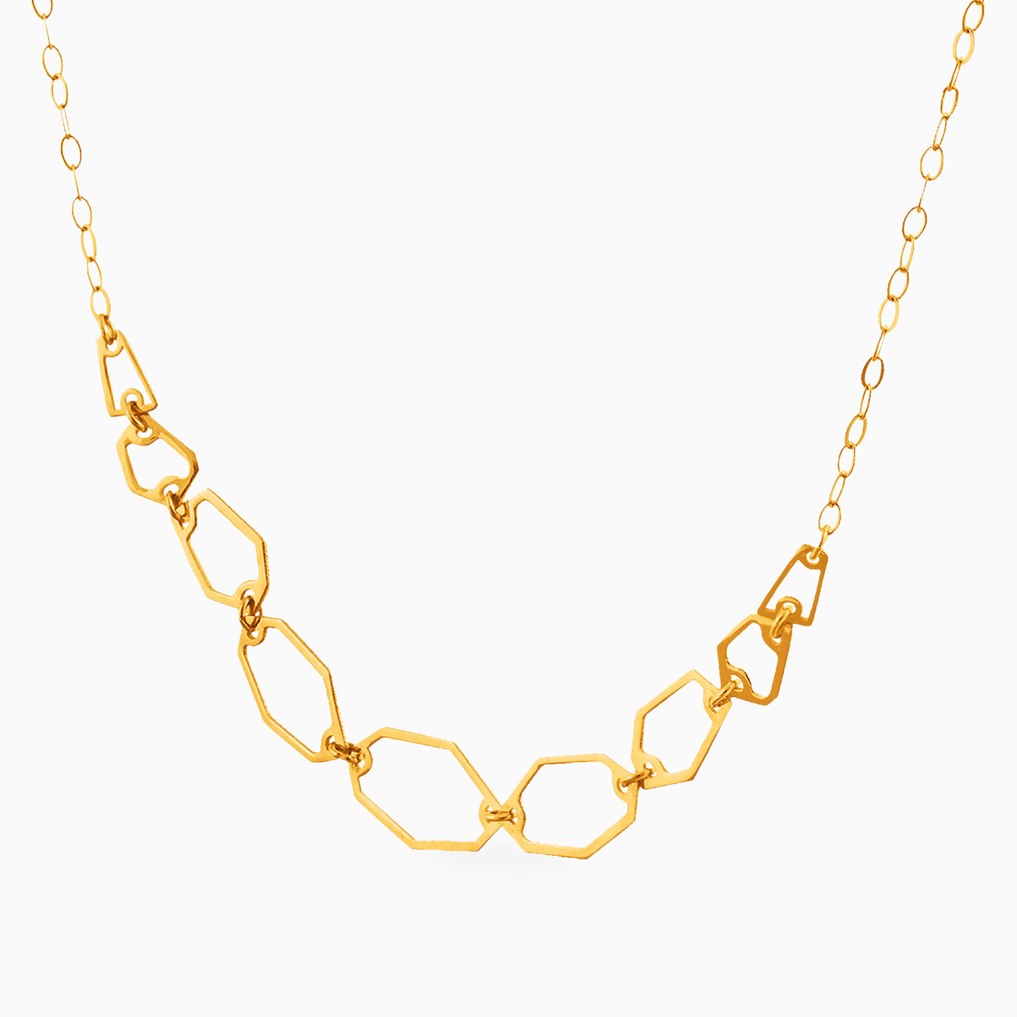 Links Chain Necklace in 18K Gold - 2