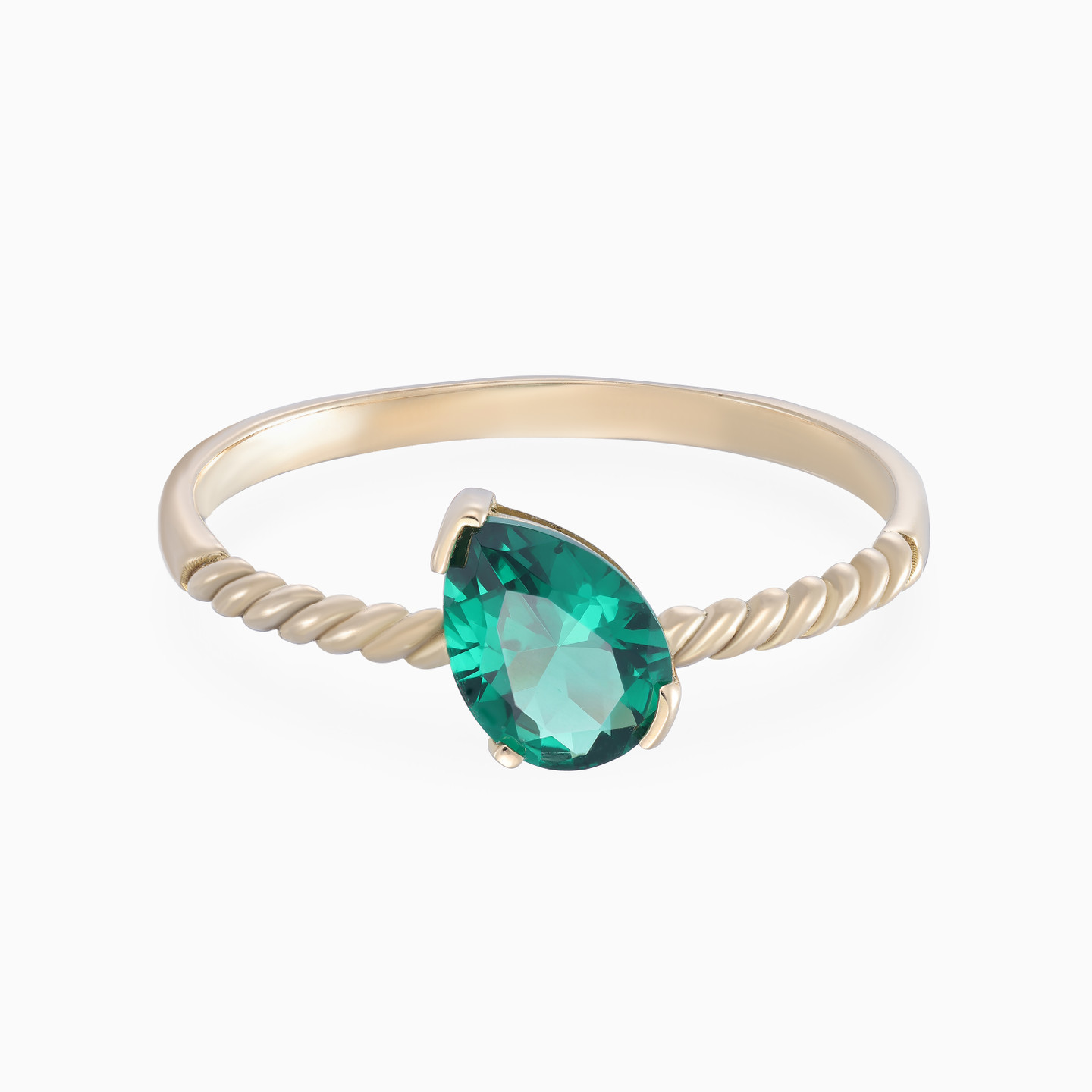 Pear Colored Stones Ring in 18K Gold Pear Colored Stones Ring in 18K Gold