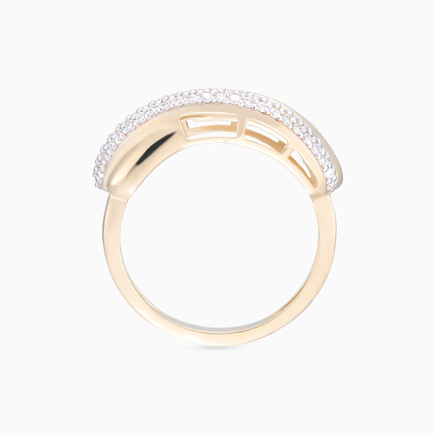 Diamonds Ring In 18K Gold - 4 Diamonds Ring In 18K Gold - 4