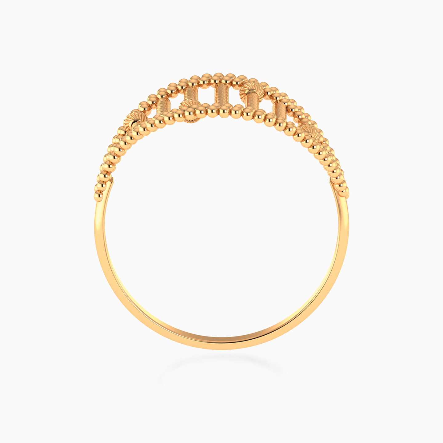 Abstract Ring In 21K Gold - 4 Abstract Ring In 21K Gold - 4