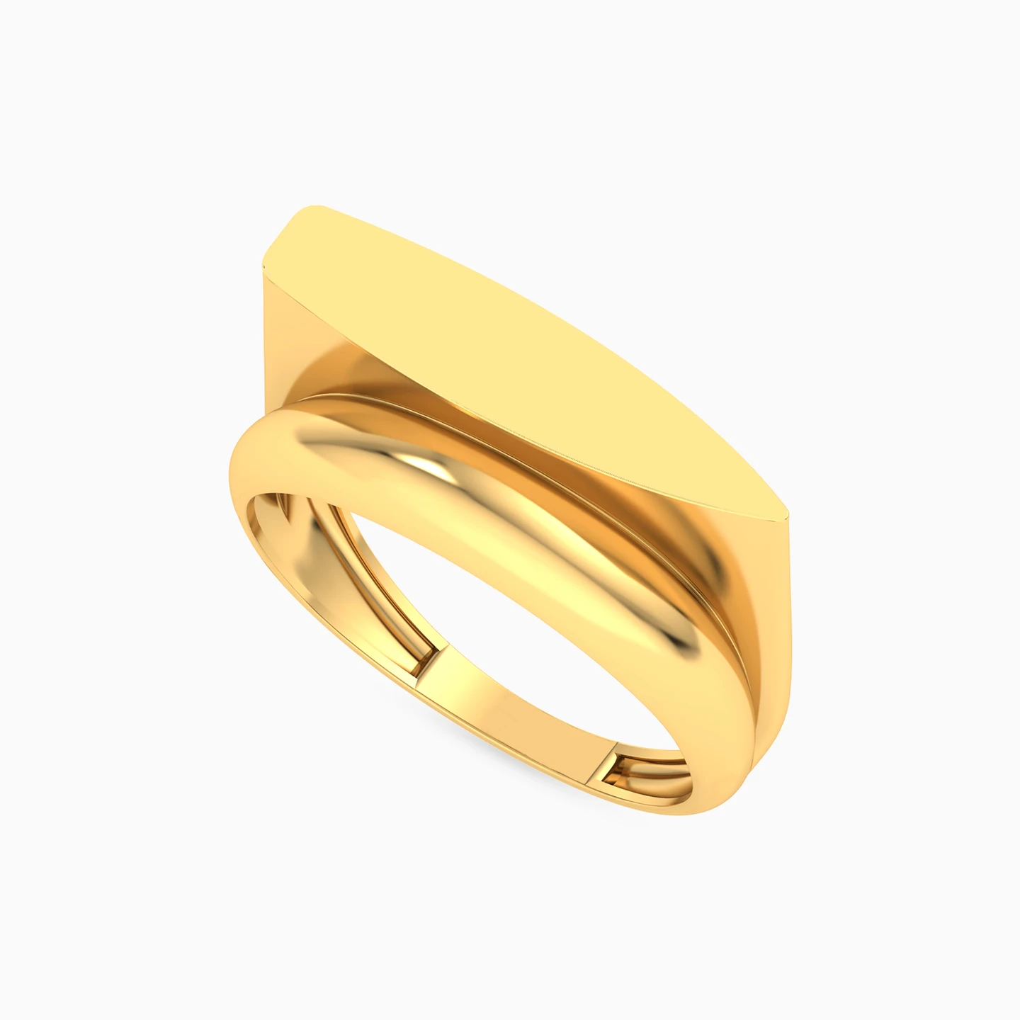 Geometric Peak Ring In 18K Gold - 3 Geometric Peak Ring In 18K Gold - 3