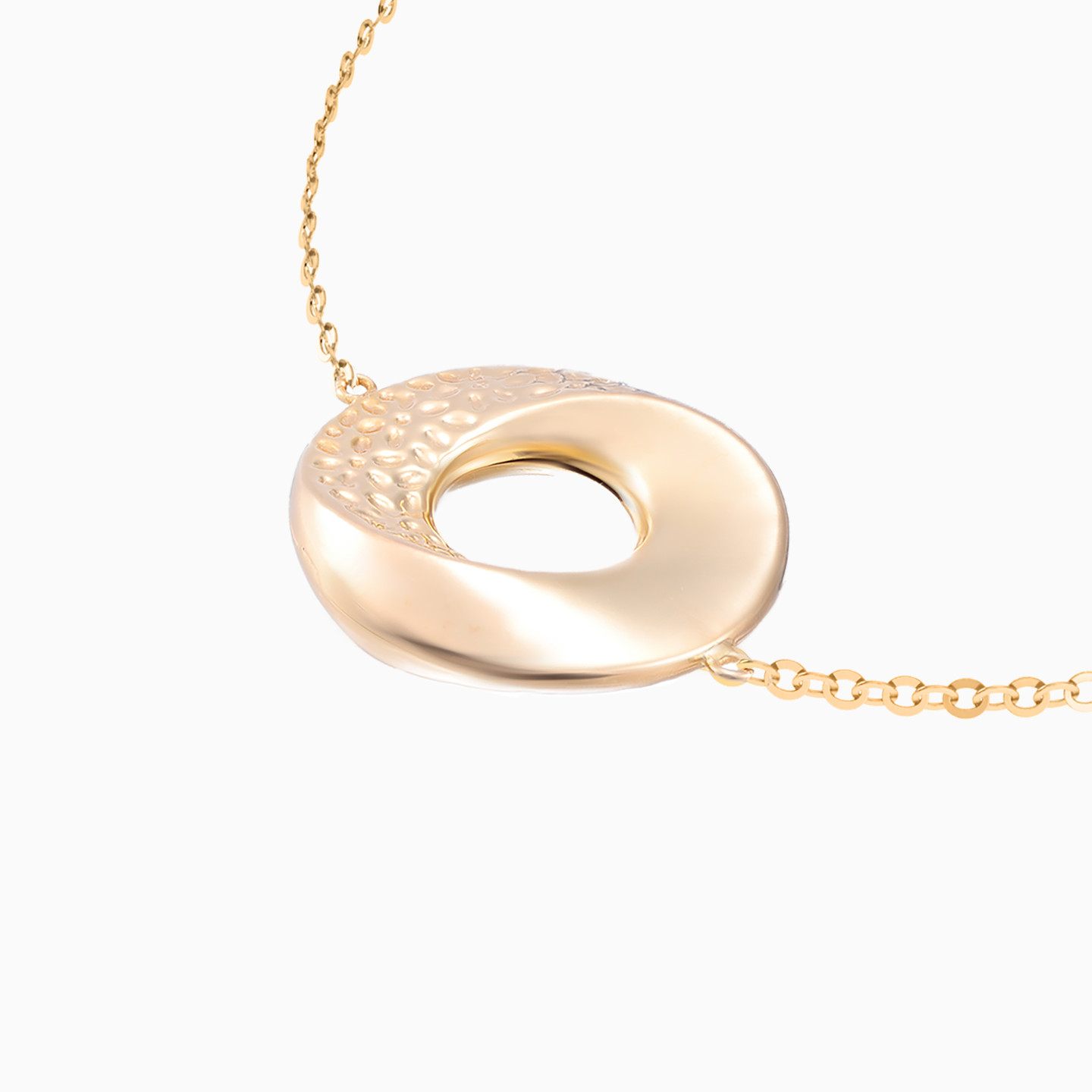 Circular Chain Bracelet in 21K Gold - 4 Circular Chain Bracelet in 21K Gold - 4