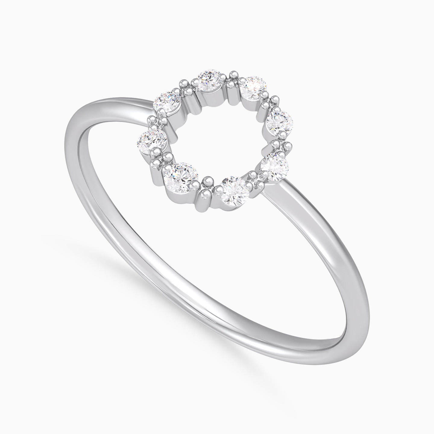 Circular Sequence Diamond Ring In 18K Gold - 3 Circular Sequence Diamond Ring In 18K Gold - 3