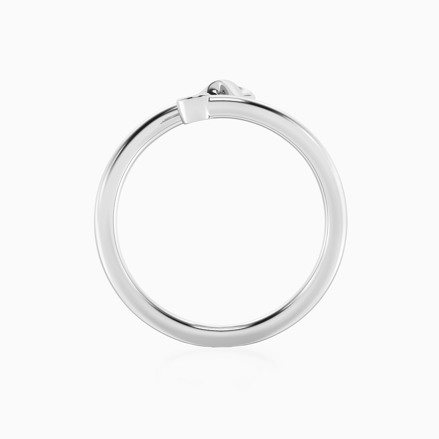 Letter (R) Lab Grown Diamonds Sterling Silver Ring - 3 Letter (R) Lab Grown Diamonds Sterling Silver Ring - 3