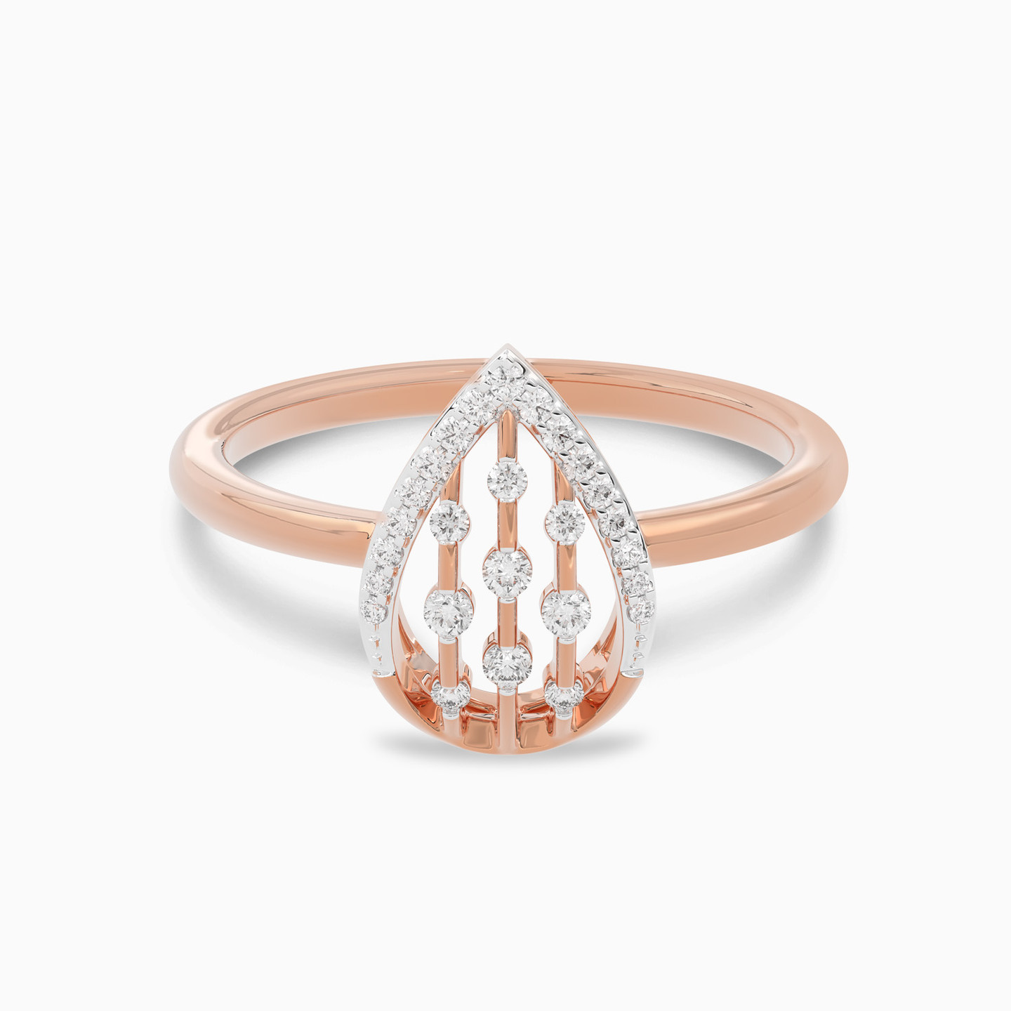 Pear Diamond Ring in 18K Gold Pear Diamond Ring in 18K Gold