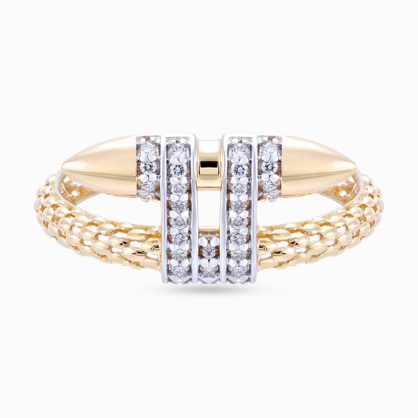 Pointy Diamond Popcorn Ring in 18K Gold Pointy Diamond Popcorn Ring in 18K Gold