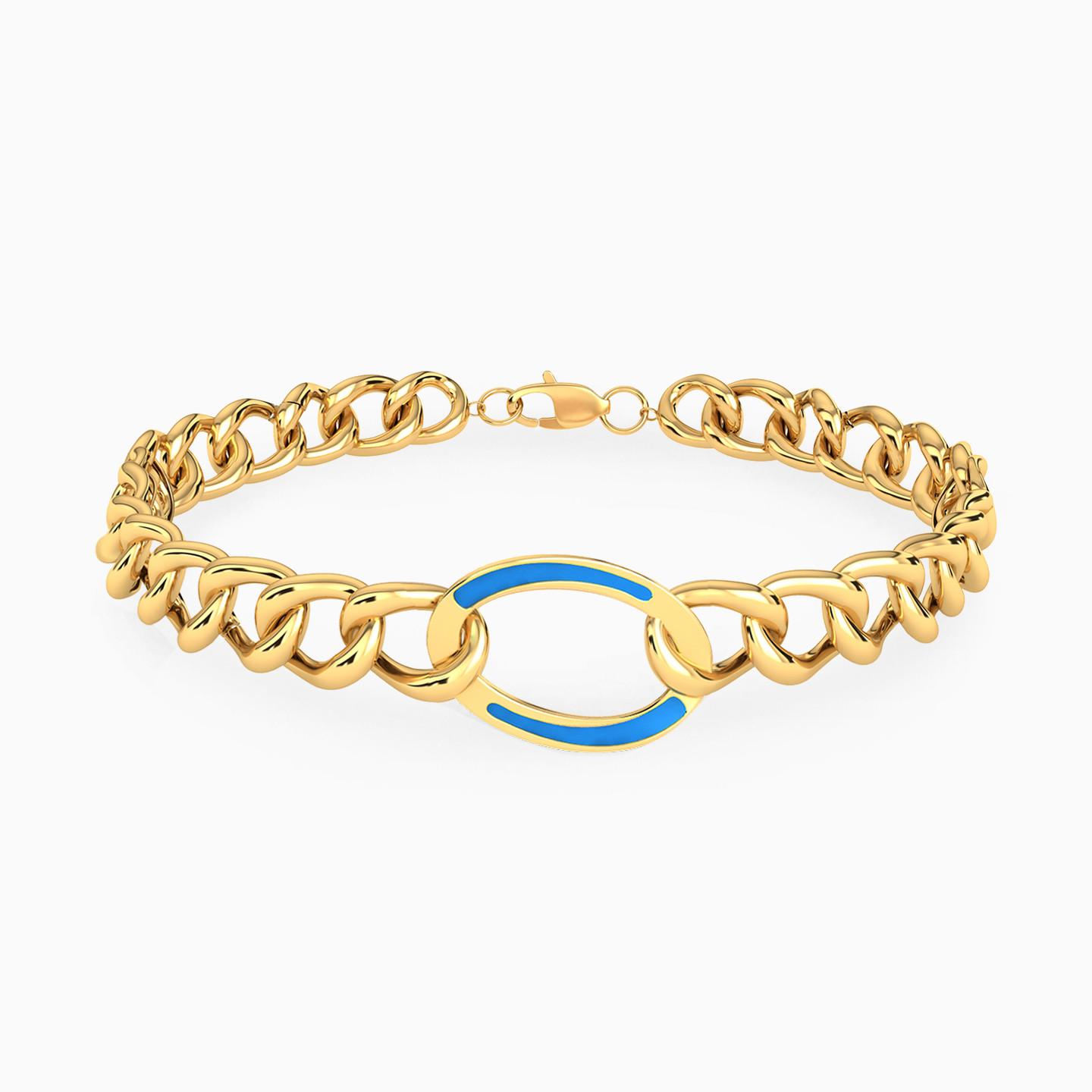 Links Chain Bracelet in 18K Gold