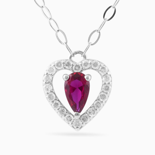 LIN824 - Heart Diamond & Purple Stone Necklace in 18K Gold - 111404230129-1.jpg