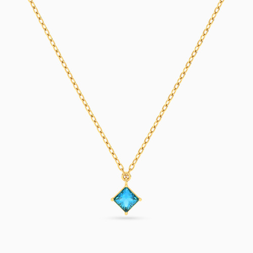 MLN2049 -  Aqua Blue Stone Necklace In 14K Gold - 101051801162401-1.jpg