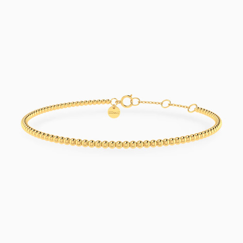 MLB944 - Fully Beaded Chain Bracelet in 18K Gold - 21047020028-1.webp