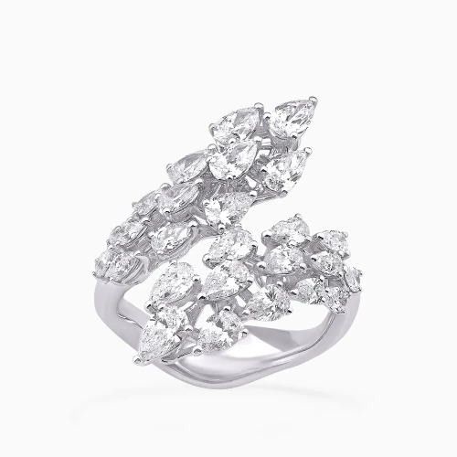 LDR4122 - Leaves Diamond Bypass Ring in 18K Gold - GMR00638-1.webp
