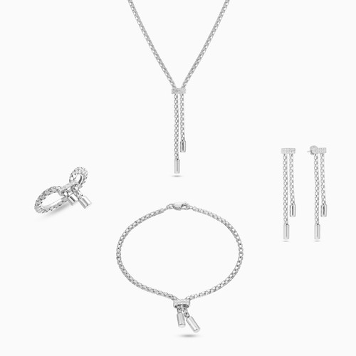 LDS54 - Chain Tessels Diamond Set in 18K Gold (4 Pieces) - LST00030W-1 .jpg
