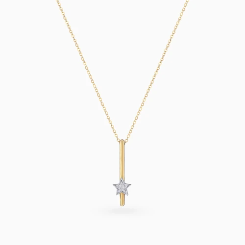 LDN320 - Star Diamond Necklace in 18K Gold - KP701103-4.webp