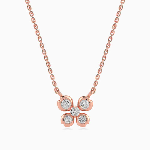 LDN2755 - Four Petal Flower Diamond Necklace in 18K Gold - KP606632-4.jpg