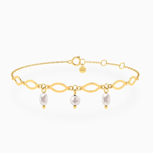 MLB998 - Eye Motifs Pearl Chain Bracelet in 18K Gold - 21047140303-1.webp