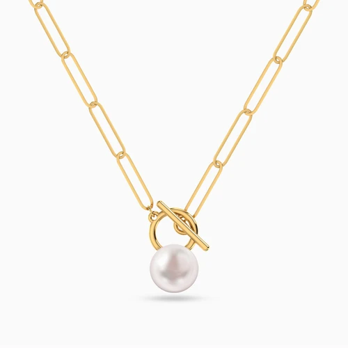 LIN716 - Circle Pearl Necklace in 18K Gold - 111406100044 - 1.jpg
