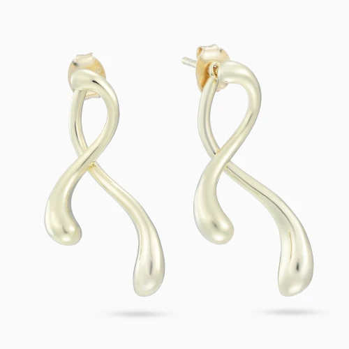 WE408 - Crossing Lines Drop Earrings in Yellow Gold Plating - GE14811A-1.webp