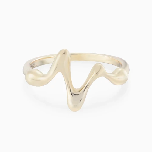 WR497 - Heartbeat Pulse Ring in Yellow Gold Plating - GR14813A-1.webp