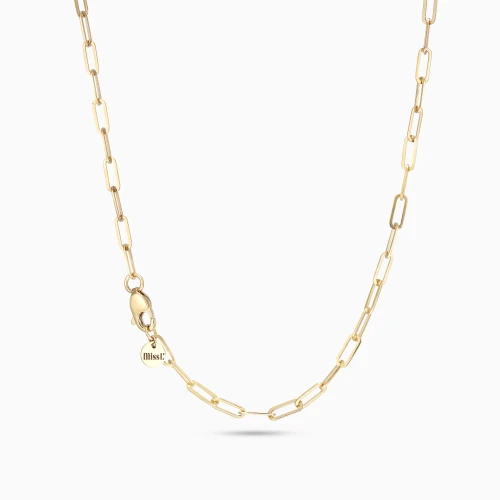 MLN2285 - Paperclip Chain Necklace in 18K Gold - 21046310001-1.webp