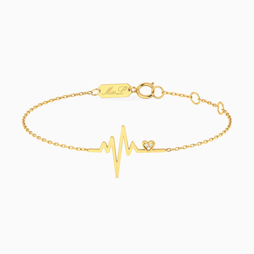 MLB143 - Heartbeat Diamonds Chain Bracelet in 18K Gold - 21047110145-1.jpg