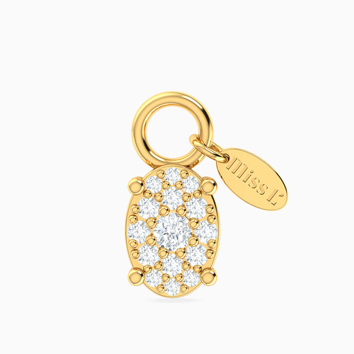 MLN2268 - Oval Cluster Cubic Zirconia Charm in 18K Gold - 21053110163-1.jpg
