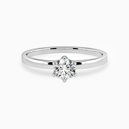 LDR751 - Circle Diamond Solitaire Ring in 18K Gold - KR106582-1.jpg