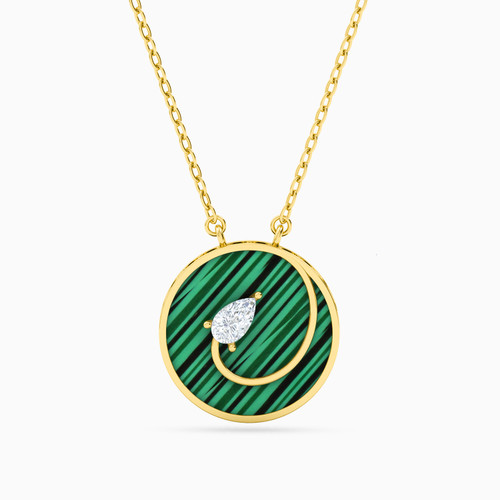 LIN392 - Circle Green Stones Necklace in 18K Gold - 111405120060-1.jpg