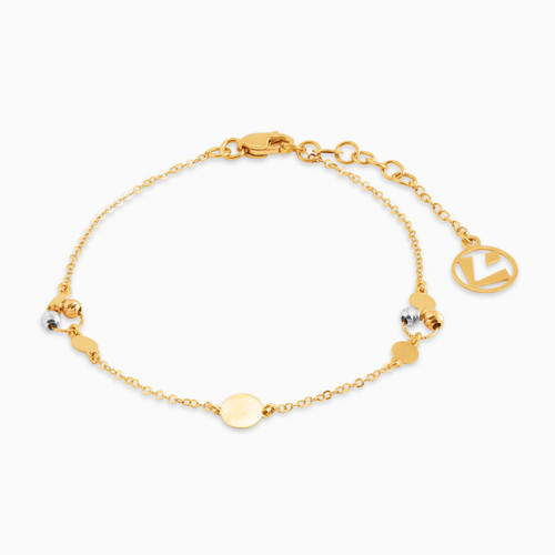 LGB190 - Circle Chain Bracelet in 18K Gold - 11010020008-1.jpg