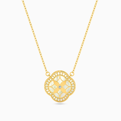 LIN257 - Flower Pearl Necklace in 18K Gold - 111405100067-1.jpg