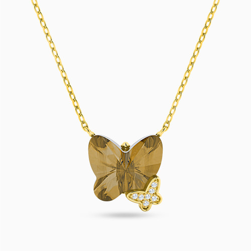 LIN515 - Butterfly Diamond & Brown Stone Necklace in 18K Gold - 111404100090-1.jpg