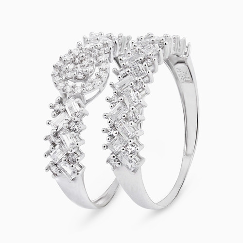 LGR286 - Circle Cubic Zirconia Twin Rings in 18K Gold - 21039790025-1.jpg
