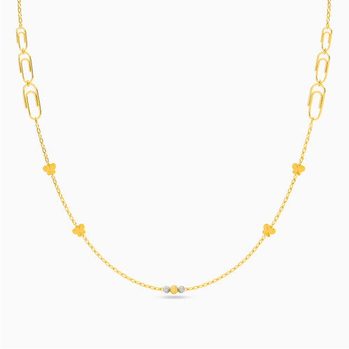 LGN91 - Paperclip Chain Necklace in 18K Gold - 21005140477-1.jpg
