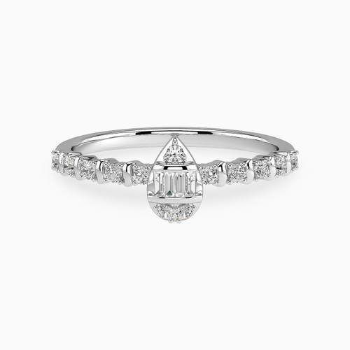 LDR745 - Pear Diamond Twin Rings in 18K Gold - KR106618-3.jpg