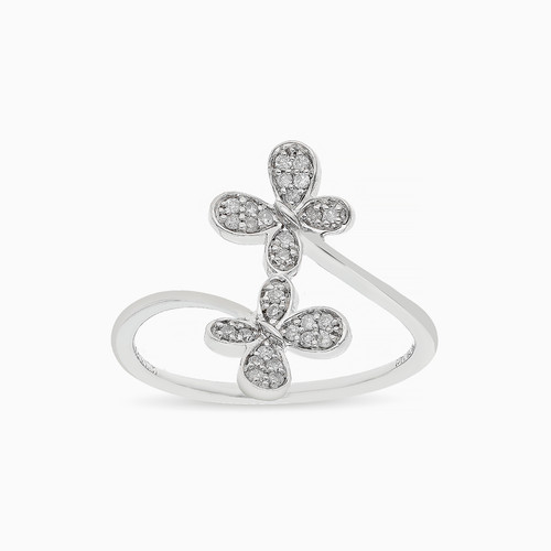 LDR600 - Butterfly Diamond Two headed Ring in 18K Gold - TRG9001149-1.jpg