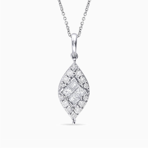 LDN76 - Marquise Diamond Necklace in 18K Gold - KP602530-1.jpg