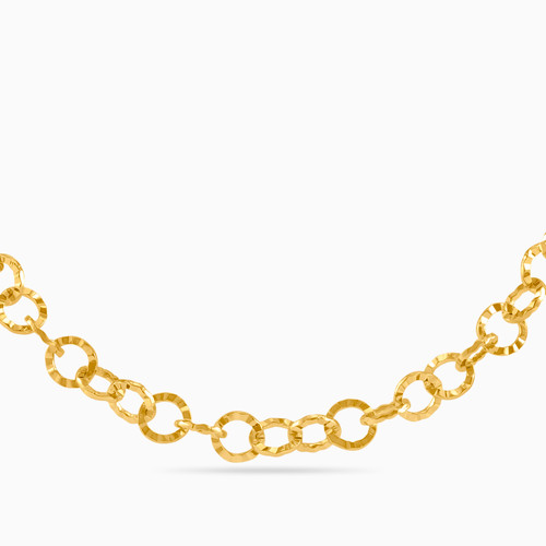 WN72 - Link Gold Plated Chain Necklace - 29101745-1.jpg