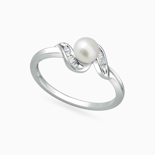 LDR486 - Wave Diamond & Pearl Ring in 18K Gold - R91842-1.jpg
