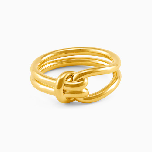 WR100 - Knot Gold Plated Ring - 293400052-1.jpg