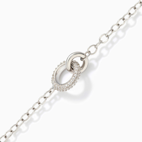 WB3 - Circle Cubic Zirconia Sterling Silver Chain Bracelet - 87355118-2.jpg WB3 - Circle Cubic Zirconia Sterling Silver Chain Bracelet - 87355118-2.jpg