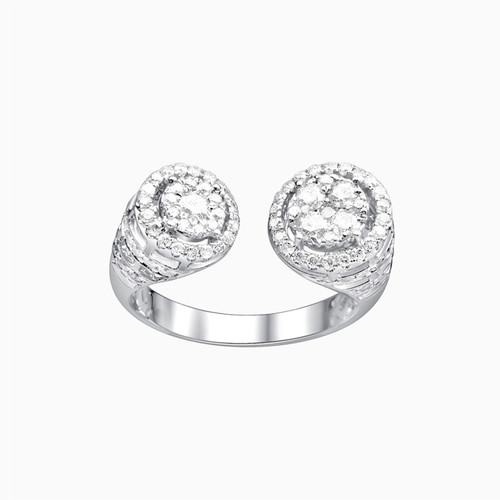 LDR180 - Circle Diamond Two headed Ring in 18K Gold - RA99419-1.jpg