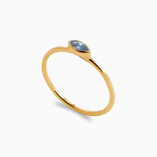 WR79 - Marquise Colored Stones Gold Plated Ring - 292596054-1.jpg