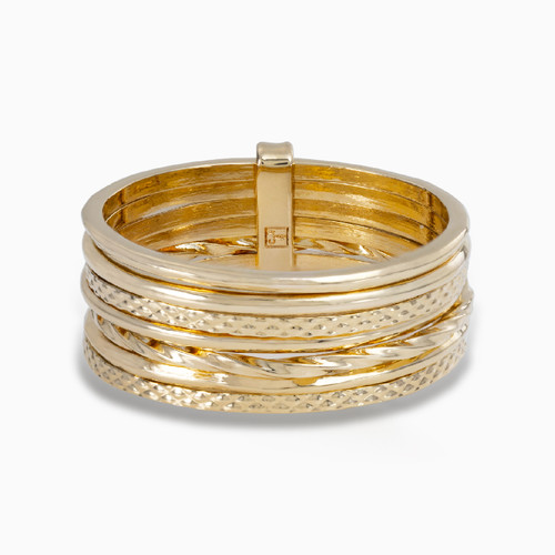 WR135 - Textured Gold Plated Ring - 294510052-1.jpg
