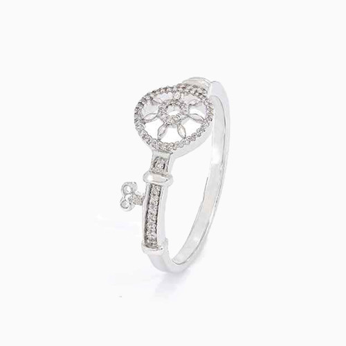 LDR572 - Circle Diamond Ring in 18K Gold - 41162-2.jpg