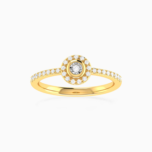 LDR1947 - Circle Diamond Ring in 18K Gold - RN404306Y18DI1-1.jpg