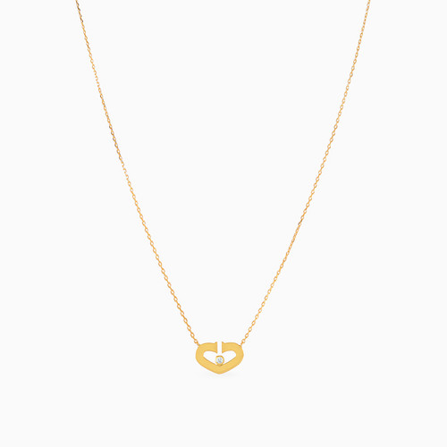 MLN657 - Heart Diamonds Necklace in 18K Gold - 21046110716-2.jpg
