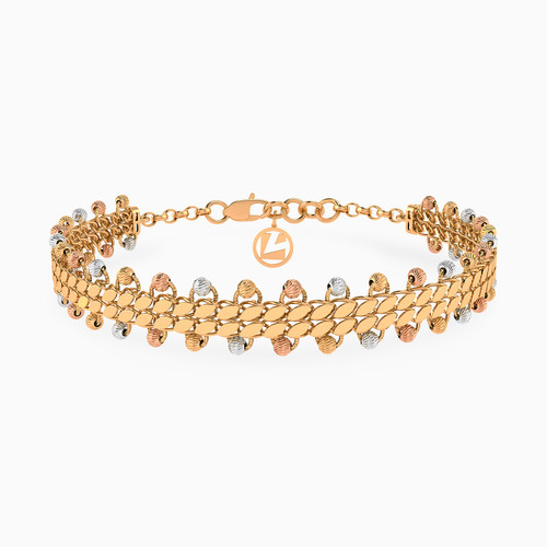 LGB324 - Beaded Chain Bracelet in 21K Gold - 22010110517-1.jpg