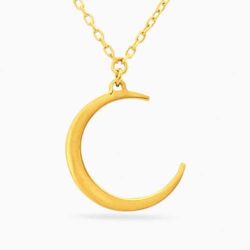 MLN1113 - Crescent Necklace In 18K Gold - 21046110975-1.jpg