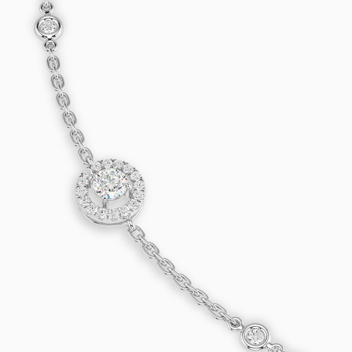 LGDB2 - 0.36 CT Brilliant Lab Grown Diamond Chain Bracelet in 18K Gold - KB605700-3.jpg