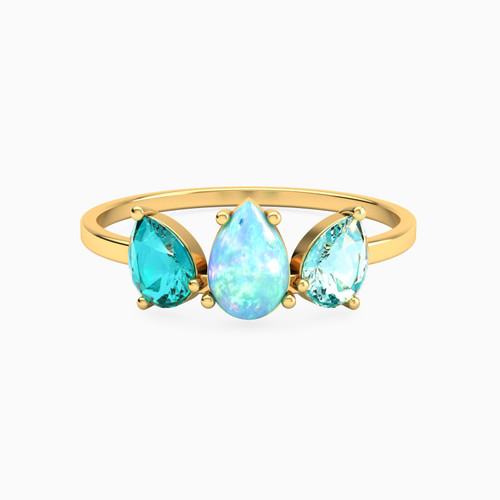 LIR218 - Pear Colored Stones Statement Ring in 18K Gold - 111104180371-1.jpg