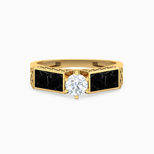 LIR154 - Round Black Stone Statement Ring in 18K Gold - 111105180261-1.jpg